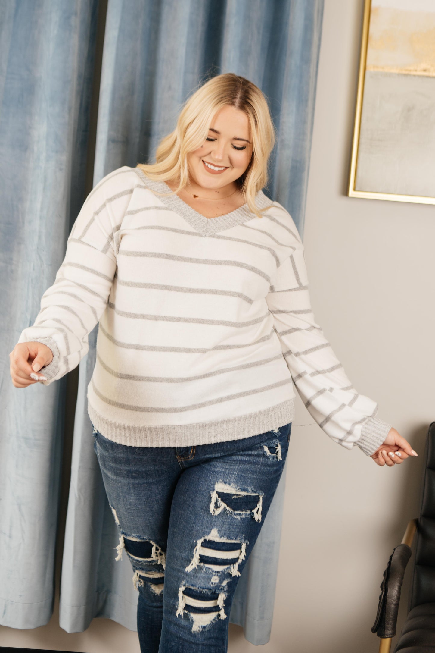 Cloudy Day Puff Sleeve Sweater