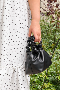 Serena Scrunchie Bag In Black