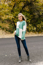 Kelly Four Square Color Block Sweater