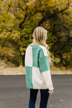Kelly Four Square Color Block Sweater